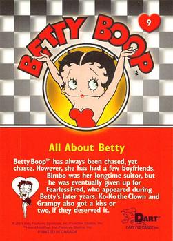 2001 Dart Betty Boop #9 Betty Boop has always been chased, yet chaste. Back
