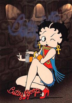 2001 Dart Betty Boop #10 (puzzle top left) Front
