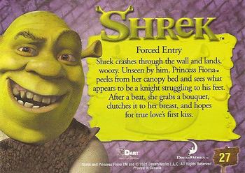 2001 Dart Shrek #27 Forced Entry Back