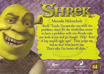 2001 Dart Shrek #44 Moonlit Melancholy Back