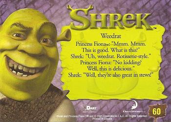 2001 Dart Shrek #60 Weedrat Back