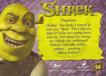 2001 Dart Shrek #64 Departure Back