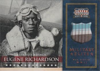 2012 Panini Americana Heroes & Legends - US Military Elite Materials #3 Eugene Richardson Front