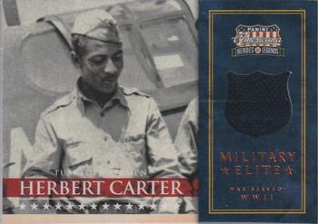 2012 Panini Americana Heroes & Legends - US Military Elite Materials #5 Herbert Carter Front