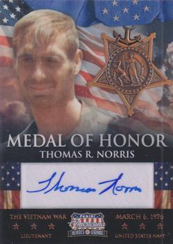 2012 Panini Americana Heroes & Legends - Medal of Honor Signatures #2 Thomas R. Norris Front
