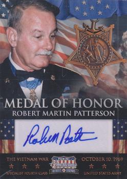 2012 Panini Americana Heroes & Legends - Medal of Honor Signatures #3 Robert Martin Patterson Front