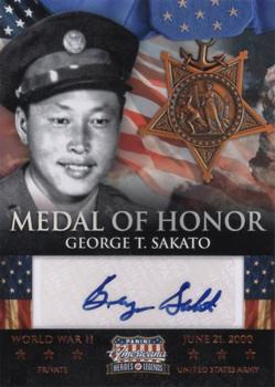 2012 Panini Americana Heroes & Legends - Medal of Honor Signatures #5 George T. Sakato Front