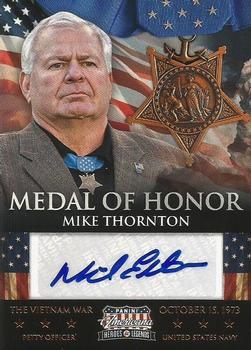 2012 Panini Americana Heroes & Legends - Medal of Honor Signatures #8 Mike Thornton Front