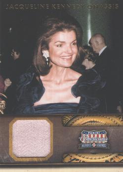 2012 Panini Americana Heroes & Legends - Elite Color Photo Materials #102 Jacqueline Kennedy Onassis Front