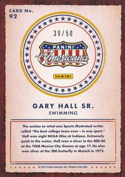 2012 Panini Americana Heroes & Legends - Gold Proof #92 Gary Hall Sr. Back