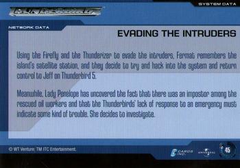 2001 Cards Inc. Thunderbirds Are Go #45 Evading the Intruders Back