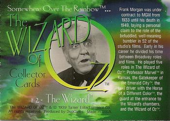 1996 DuoCards The Wizard of Oz #12 The Wizard of Oz Back