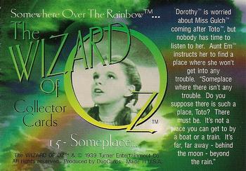 1996 DuoCards The Wizard of Oz #15 Someplace... Back