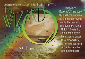 1996 DuoCards The Wizard of Oz #21 A Changing View! Back
