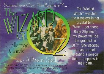 1996 DuoCards The Wizard of Oz #42 A Potent Spell Back