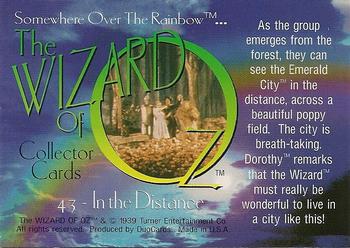 1996 DuoCards The Wizard of Oz #43 In the Distance Back