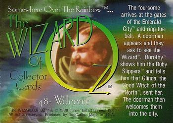 1996 DuoCards The Wizard of Oz #48 Welcome Back
