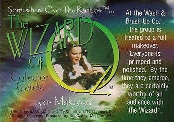 1996 DuoCards The Wizard of Oz #50 Makeover Back