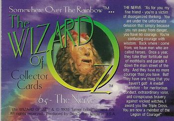 1996 DuoCards The Wizard of Oz #65 The Nerve Back