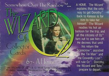 1996 DuoCards The Wizard of Oz #67 A Home Back