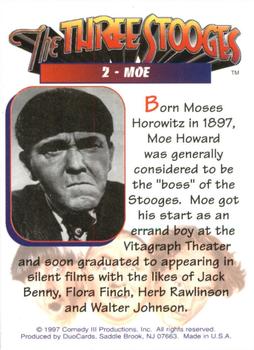 1997 DuoCards The Three Stooges #2 Moe Back