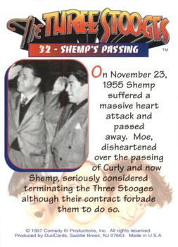 1997 DuoCards The Three Stooges #32 Shemp's Passing Back