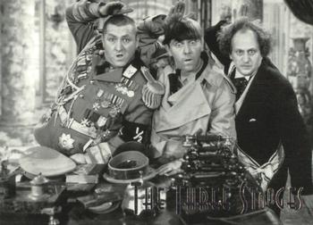 1997 DuoCards The Three Stooges #34 T.V. Stooges Front
