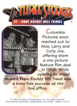 1997 DuoCards The Three Stooges #37 Have Rocket Will Travel Back