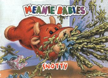 1998 Comic Images Meanie Babies #2 Snotty the Baby Bull Front