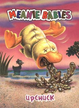 1998 Comic Images Meanie Babies #3 Upchuck the Duck Front