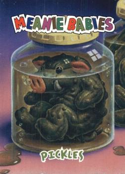 1998 Comic Images Meanie Babies #6 Pickles the Pickled Pig Front