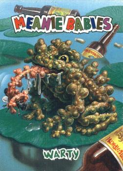 1998 Comic Images Meanie Babies #10 Warty the Frog Front