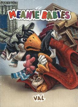 1998 Comic Images Meanie Babies #11 Val the Crow Front