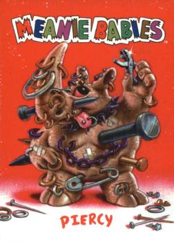 1998 Comic Images Meanie Babies #20 Piercy the Rhino Front