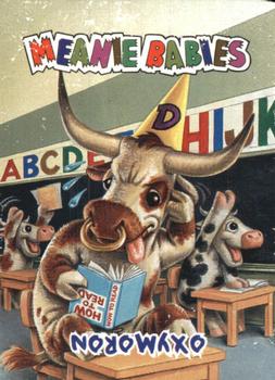 1998 Comic Images Meanie Babies #40 Oxymoron the Ox Front