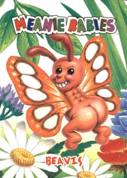 1998 Comic Images Meanie Babies #50 Beavis the Butt-Erfly Front