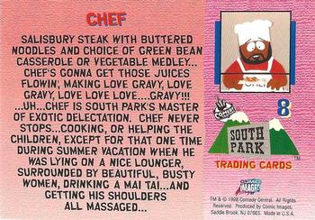 1998 Comic Images South Park #8 Chef Back