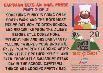 1998 Comic Images South Park #20 Cartman Gets an Anal Probe: Part 2 of 3 Back