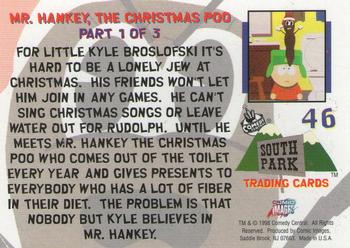 1998 Comic Images South Park #46 Mr. Hankey, the Christmas Poo: Part 1 of 3 Back