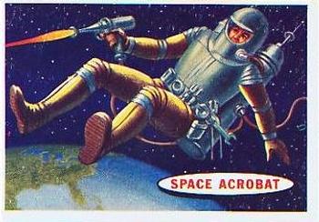 1957 Topps Space #25 Space Acrobat Front