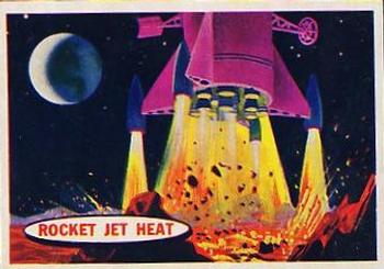 1957 Topps Space #32 Rocket Jet Heat Front