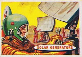 1957 Topps Space #56 Solar Generators Front