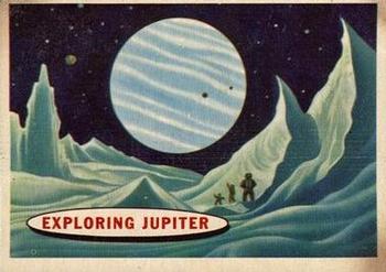 1957 Topps Space #80 Exploring Jupiter Front