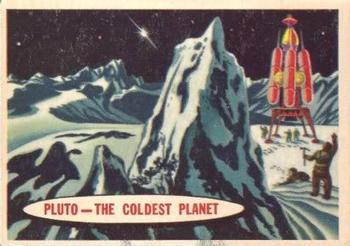 1957 Topps Space #86 Pluto - The Coldest Planet Front