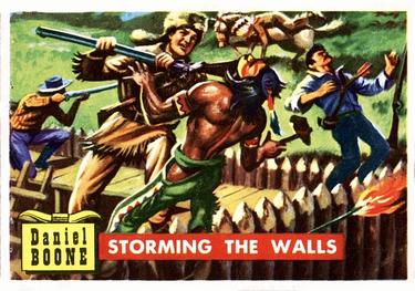 1956 Topps Round Up (R712-3) #48 Storming the Walls Front