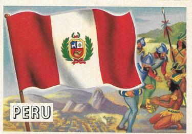 1956 Topps Flags of the World (R714-5) #6 Peru Front