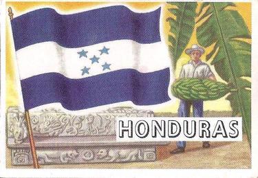 1956 Topps Flags of the World (R714-5) #8 Honduras Front