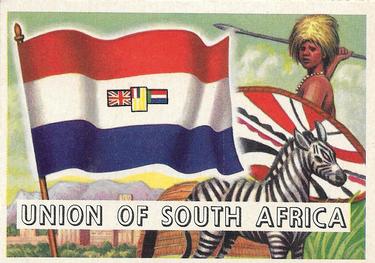 1956 Topps Flags of the World (R714-5) #9 South Africa Front