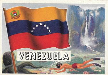 1956 Topps Flags of the World (R714-5) #12 Venezuela Front