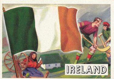 1956 Topps Flags of the World (R714-5) #15 Ireland Front